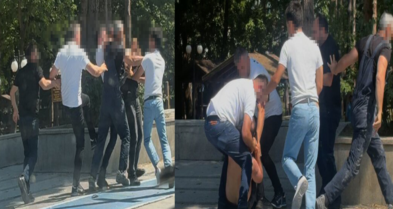 Tartistiklari kisiyi doven 4 kisi gozaltina alindi olay kamerada y4CyjU2U